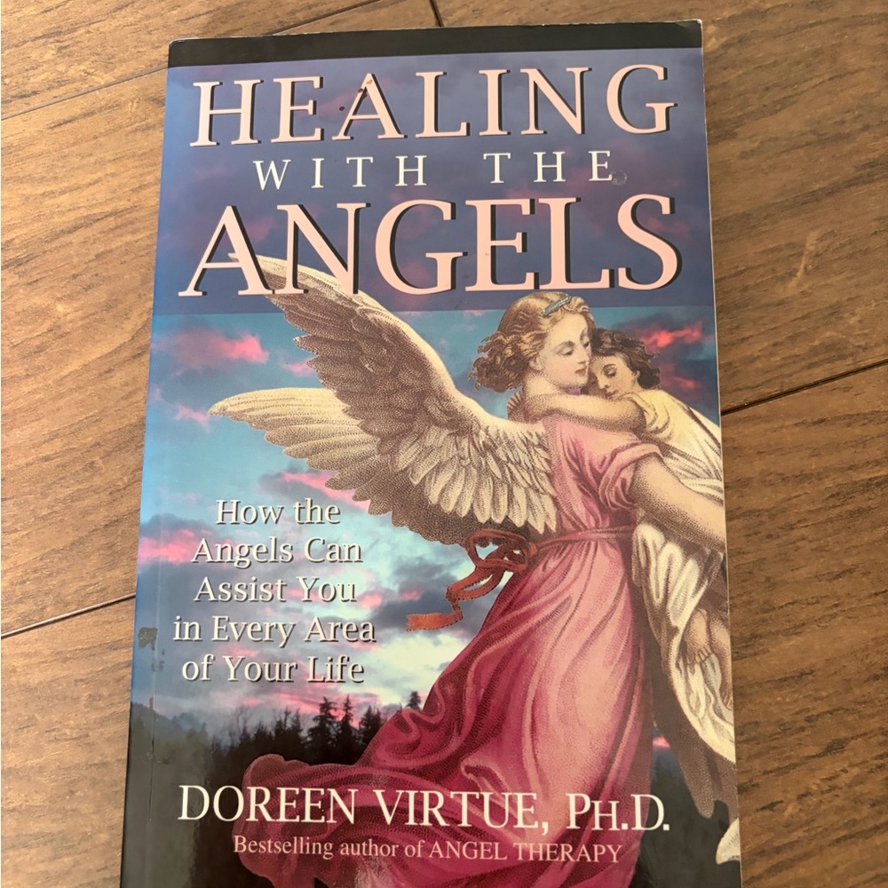 Healing with the Angels by - Pink & Blue Cover